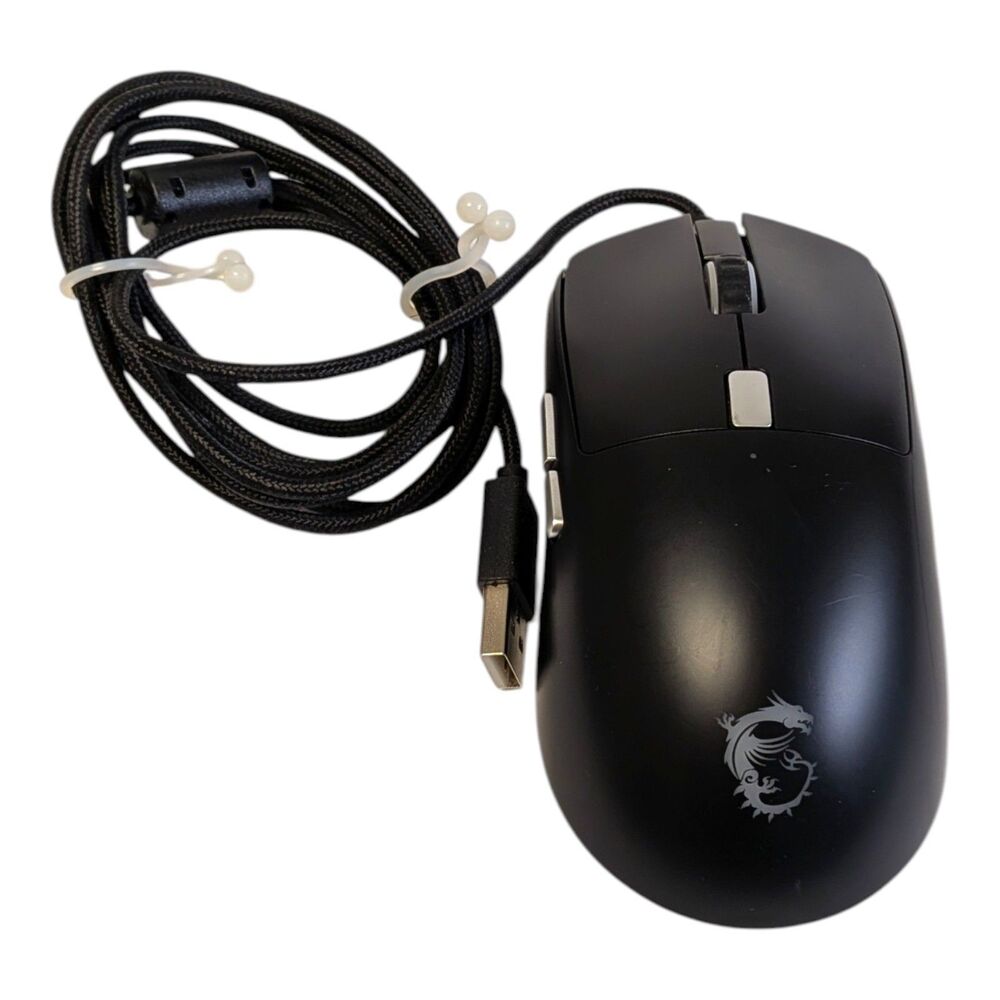 MSI Clutch GM08 Wired Gaming Mouse, Black
